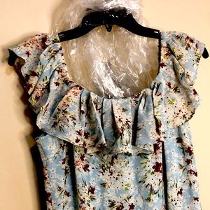 Garden Baby Blue Maxi